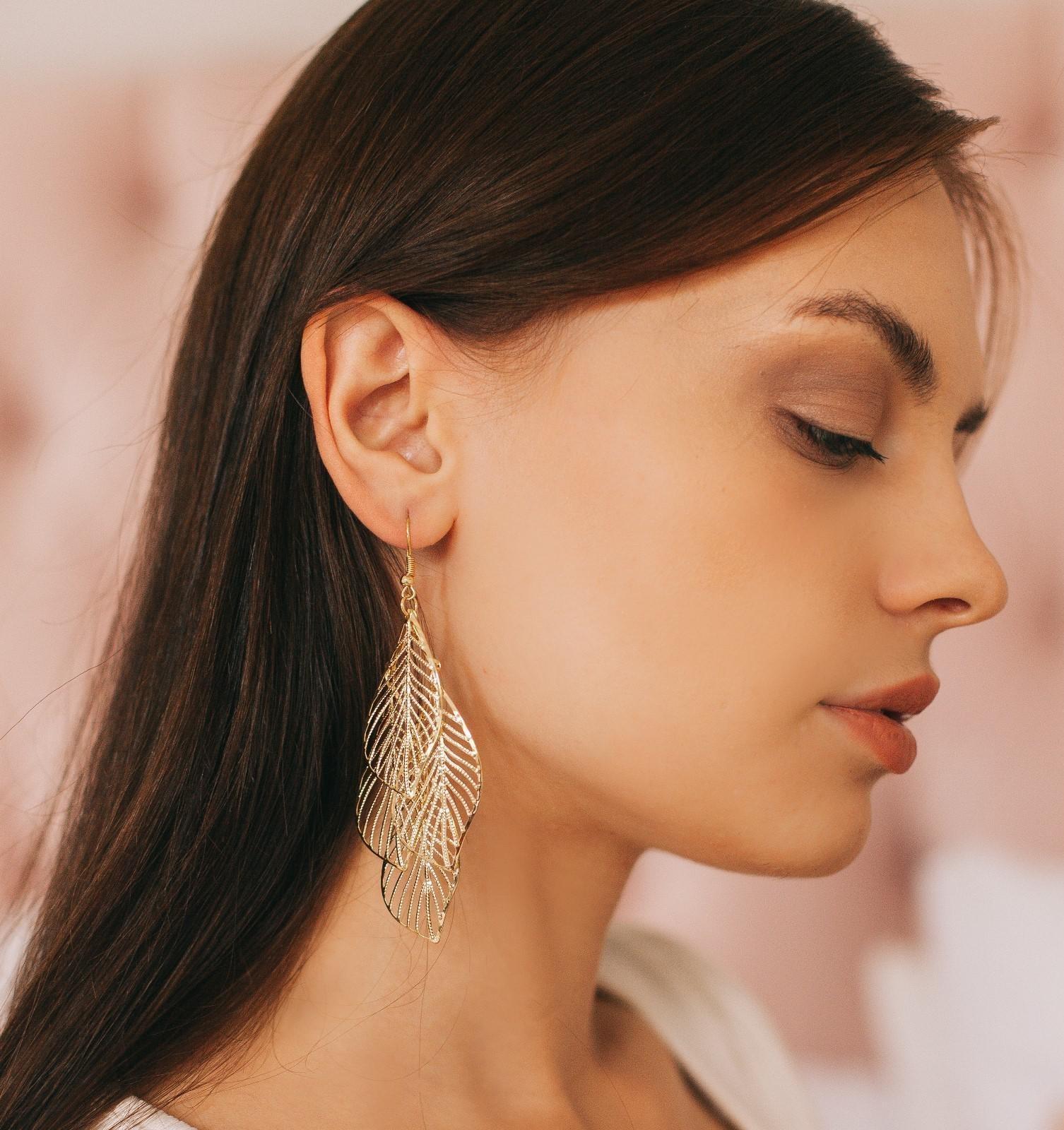 Серьги висячие 