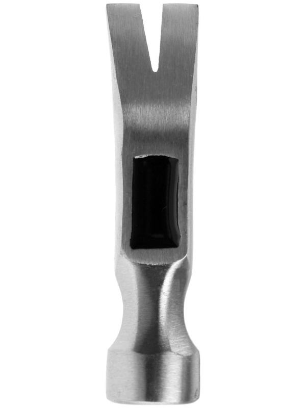 Молоток-гвоздодер ТУНДРА, деревянная рукоятка, 500 г