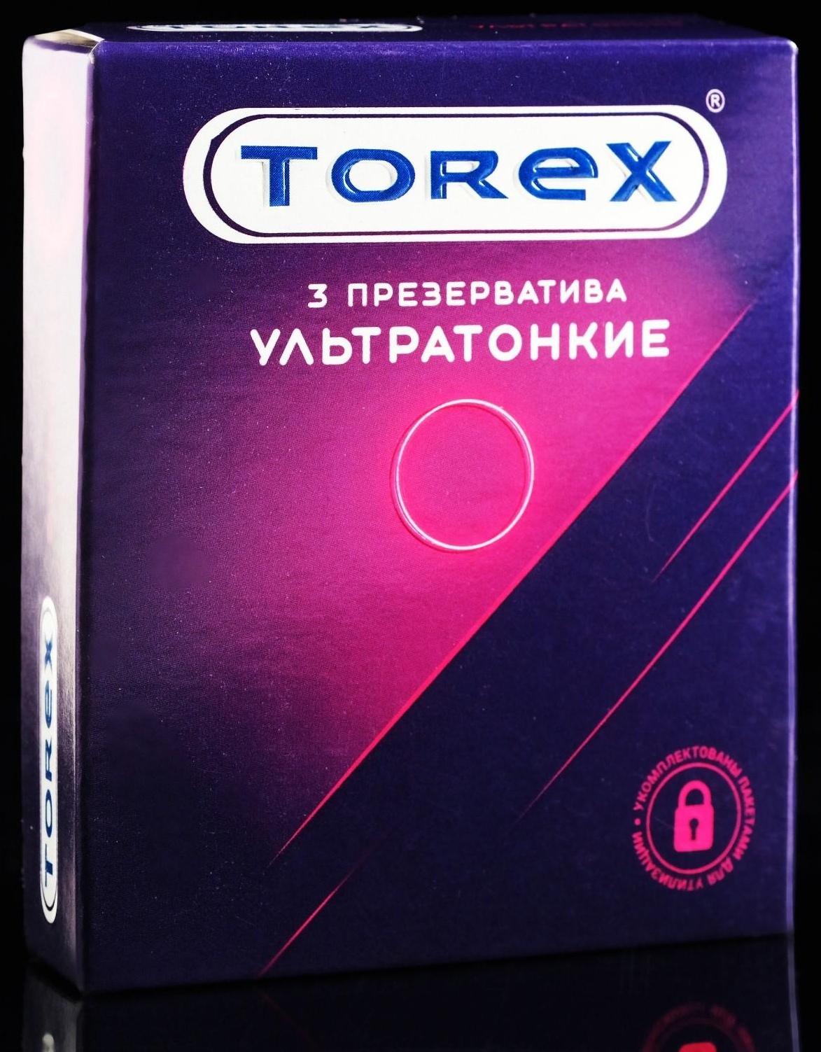 Презервативы «Torex» ультратонкие, 3 шт.