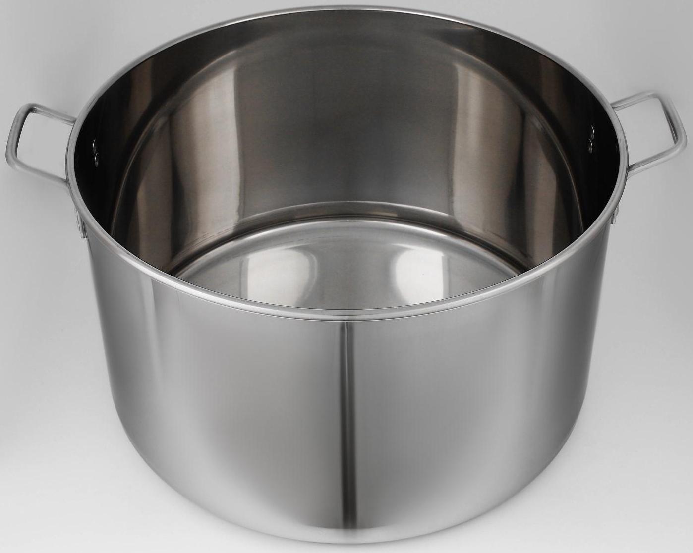 Котёл «Общепит», 50 л, d=50 см, h=26 см, металлическая крышка, клёпаные ручки