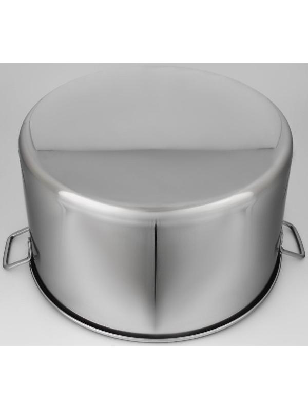 Котёл «Общепит», 50 л, d=50 см, h=26 см, металлическая крышка, клёпаные ручки