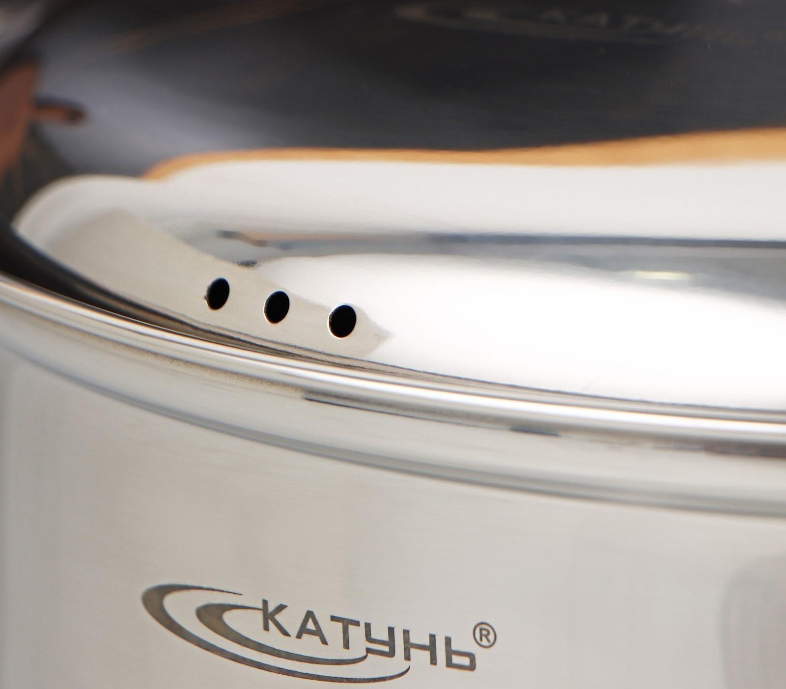 Кастрюля «Гретта», 11 л, d=26 см, металлическая крышка, капсульное дно, индукция, цвет серебряный