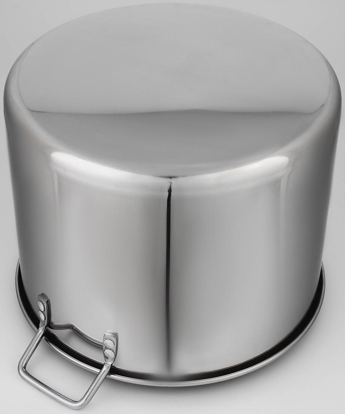 Котел «Общепит», 34 л, d=40 см, h=30 см, металлическая крышка, клёпаные ручки