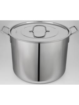 Котел «Общепит», 34 л, d=40 см, h=30 см, металлическая крышка, клёпаные ручки