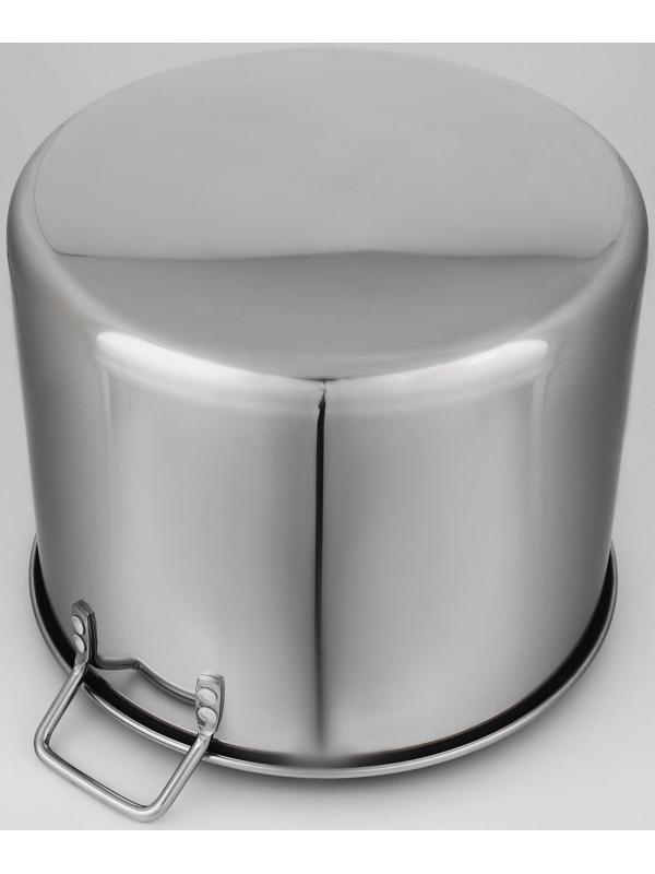 Котел «Общепит», 34 л, d=40 см, h=30 см, металлическая крышка, клёпаные ручки