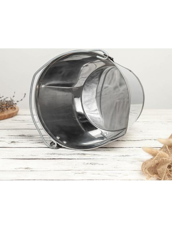 Подойник, 7 л, нержавеющая сталь, ГОСТ