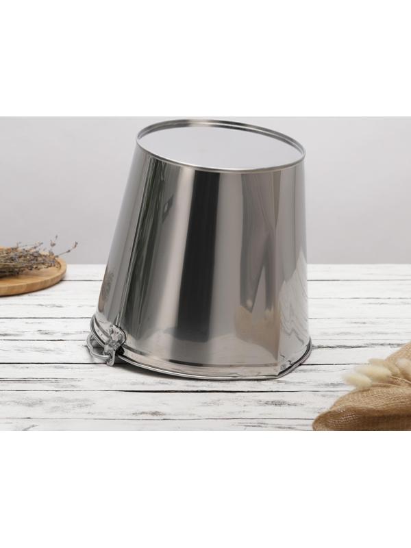 Подойник, 12 л, нержавеющая сталь, ГОСТ