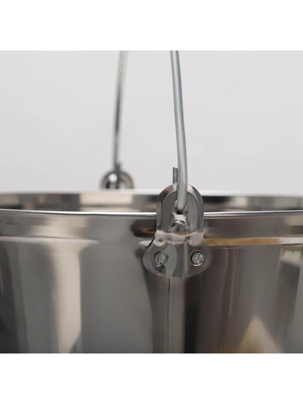 Подойник, 12 л, нержавеющая сталь, ГОСТ