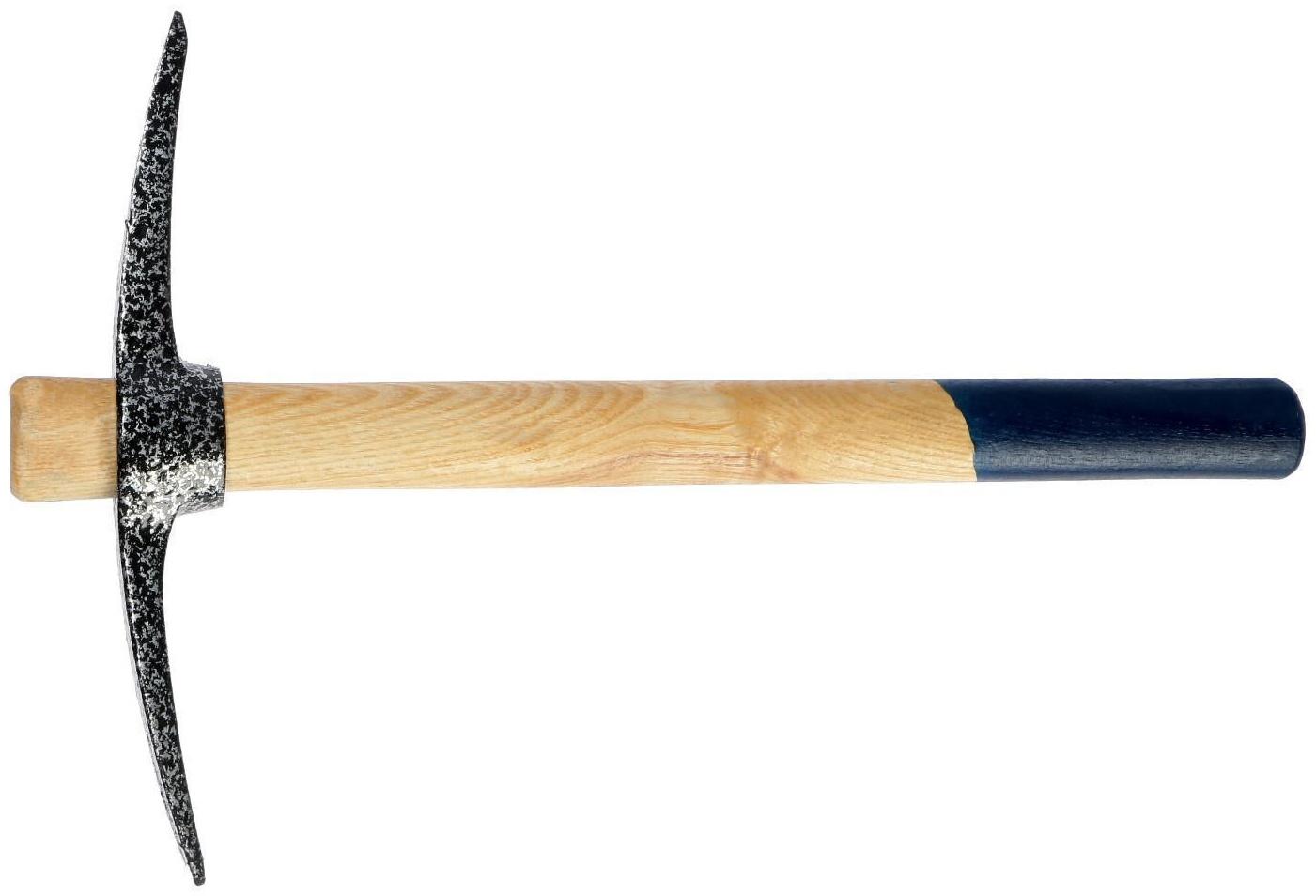 Кирка ТУНДРА, кованая, деревянная рукоятка 380 мм, 500 г