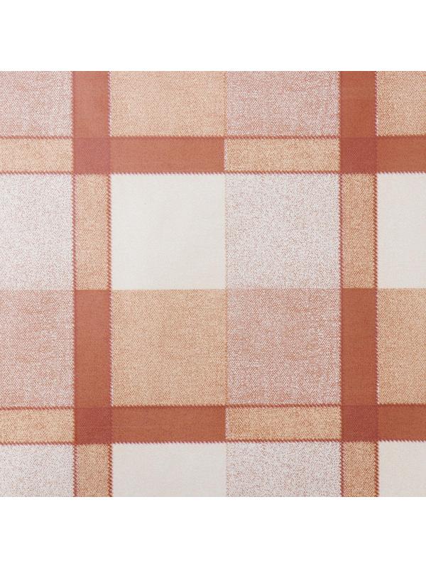 Клеенка столовая на нетканой основе 1,35×25 м «Клетка бежевая»