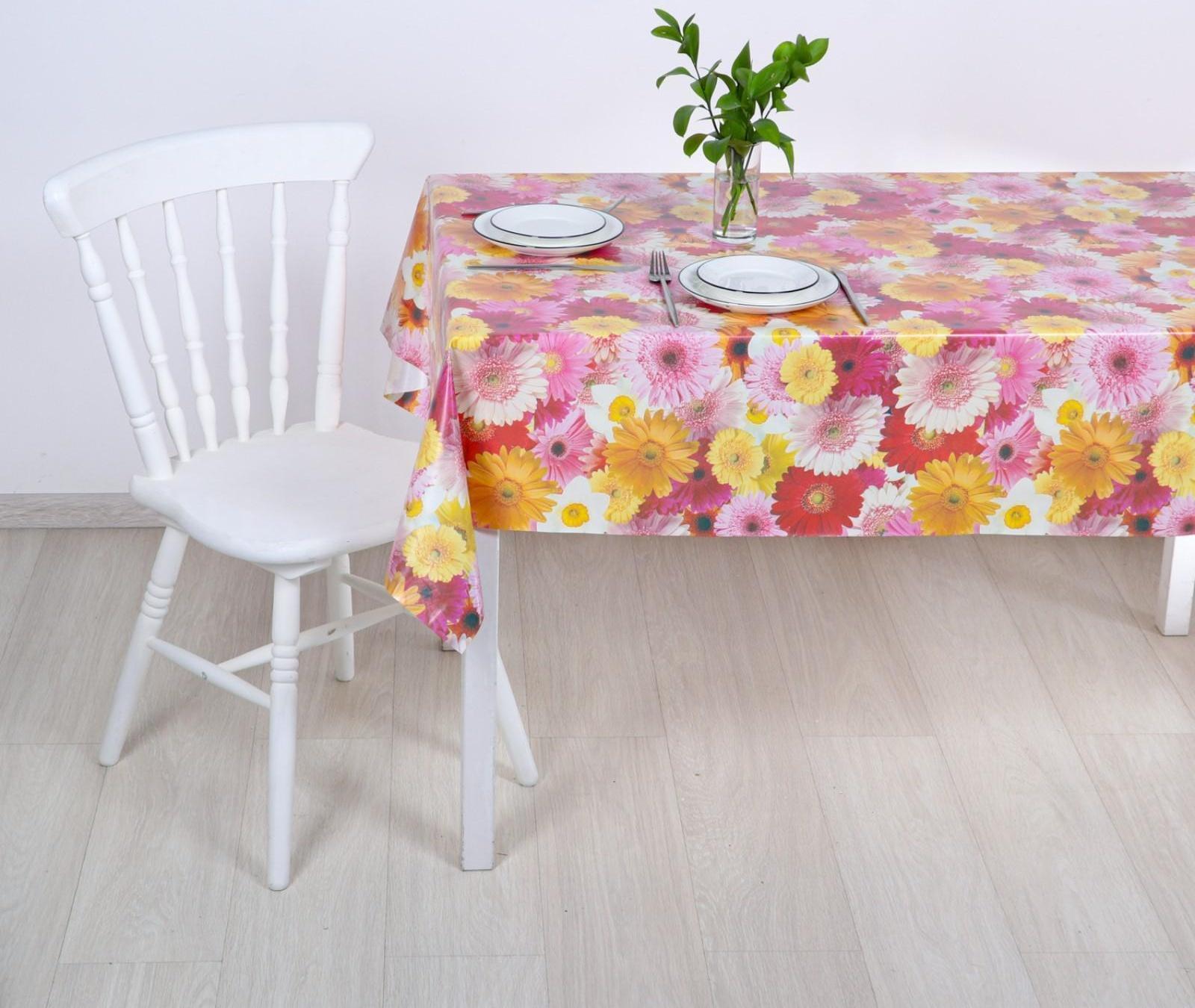 Клеенка столовая на тканевой основе 1,25х25 м 