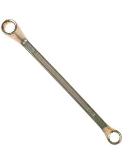 Ключ накидной коленчатый ТУНДРА, желтый цинк, 12 х 13 мм