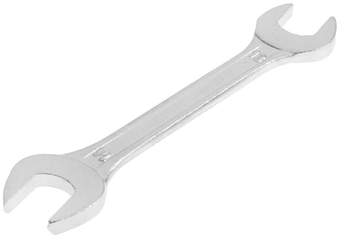 Ключ рожковый ТУНДРА, хромированный, 13 х 14 мм