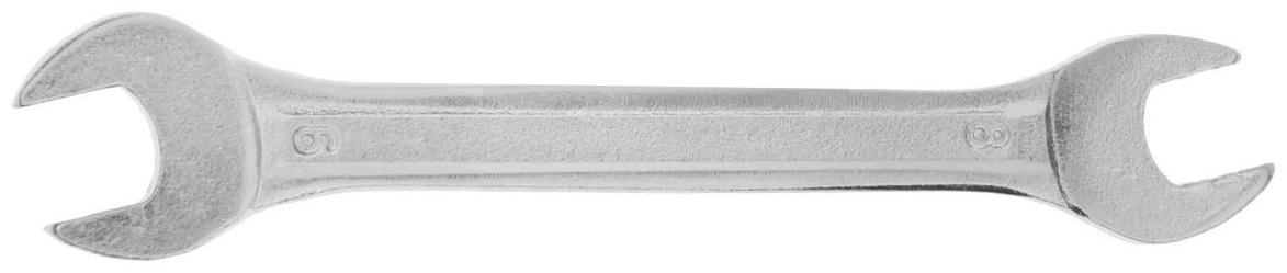 Ключ рожковый ТУНДРА, хромированный, 8 х 9 мм