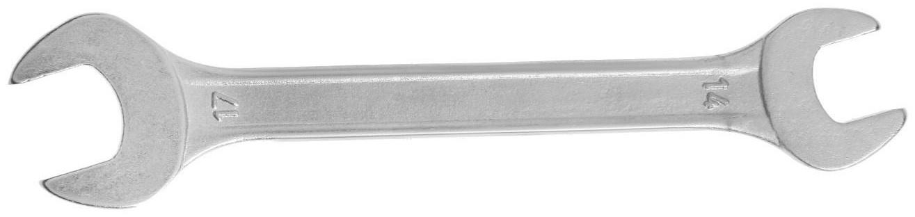 Ключ рожковый ТУНДРА, хромированный, 14 х 17 мм