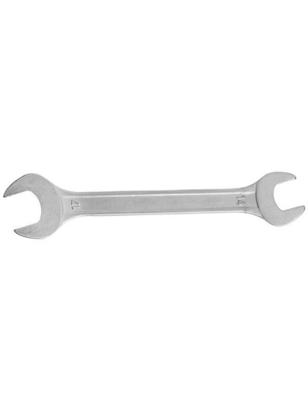 Ключ рожковый ТУНДРА, хромированный, 14 х 17 мм