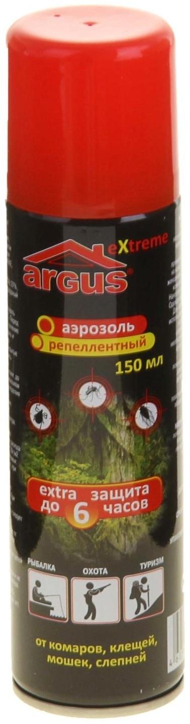 Аэрозоль Argus Extreme репеллентный от комаров, мошек, слепней 150 мл