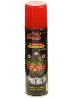 Аэрозоль Argus Extreme репеллентный от комаров, мошек, слепней 150 мл