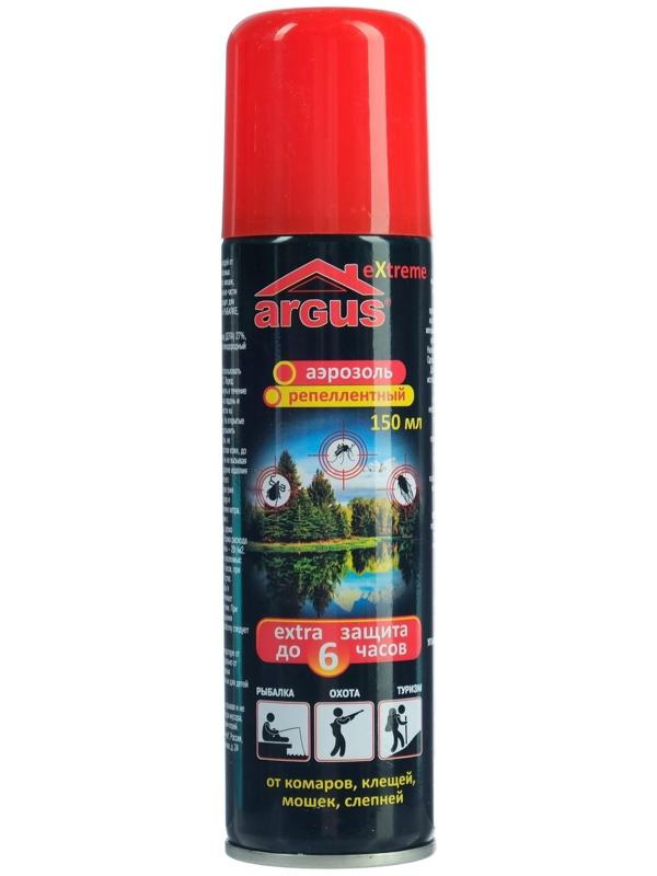 Аэрозоль Argus Extreme репеллентный от комаров, мошек, слепней 150 мл