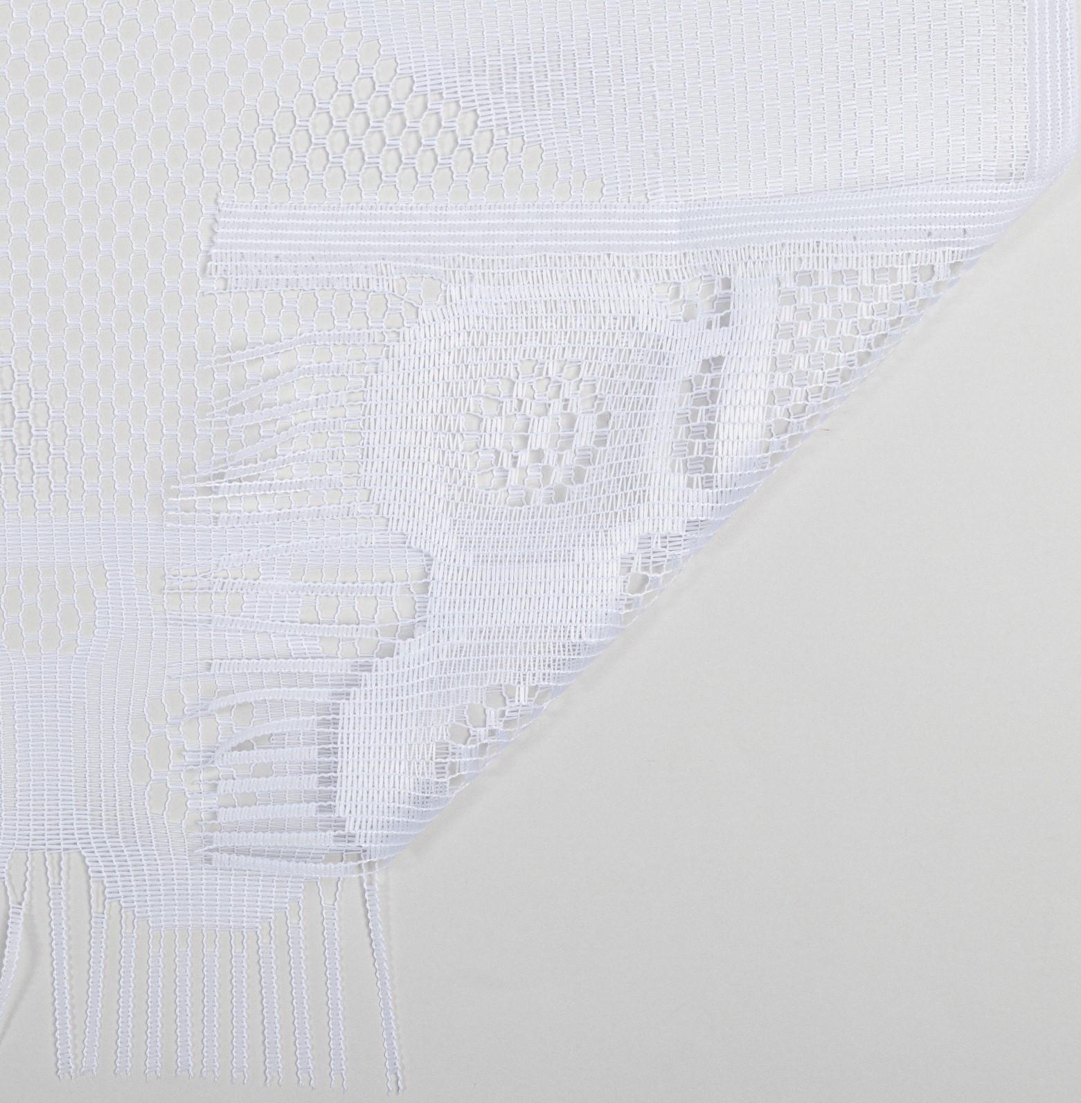 Штора 170х160 см, белый, 100% п/э, без шторной ленты