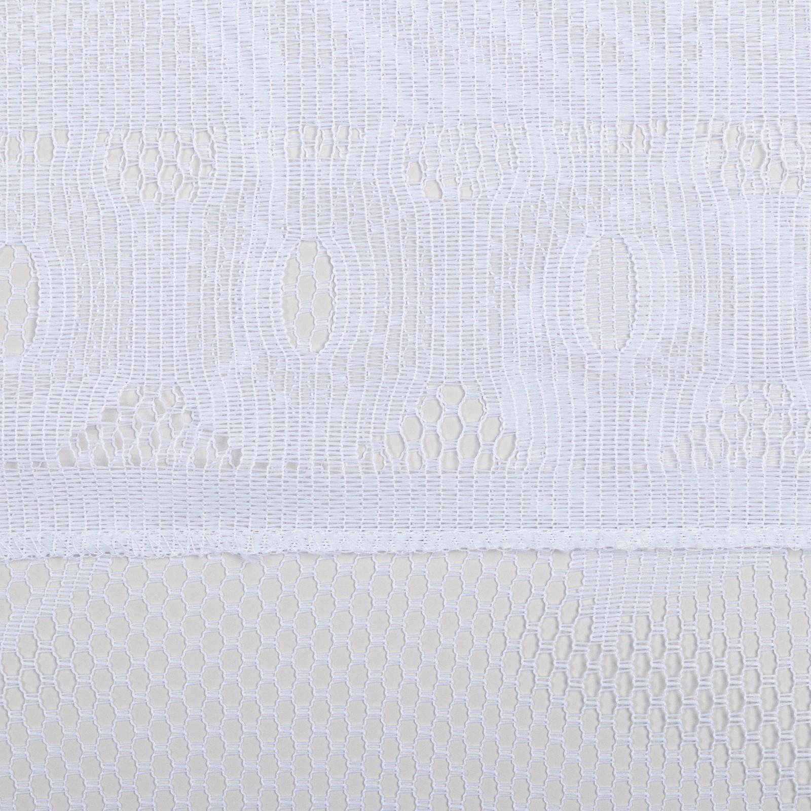 Штора 170х160 см, белый, 100% п/э, без шторной ленты