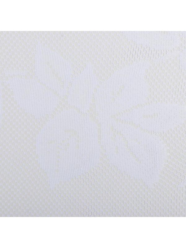 Штора 170х160 см, белый, 100% п/э, без шторной ленты