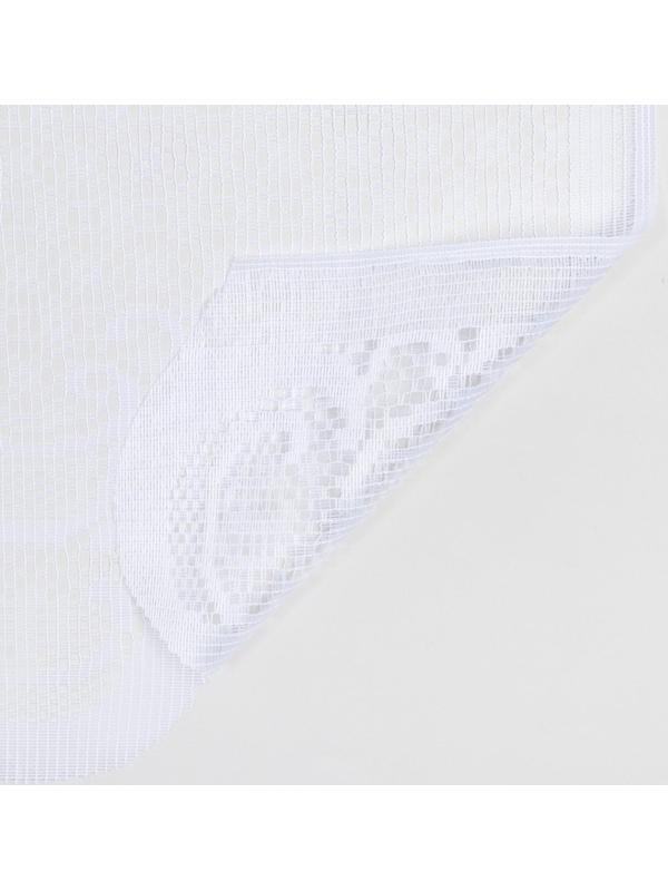 Тюль на кухню без шторной ленты, 170х165 см, 100% полиэстер