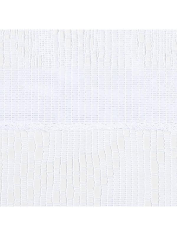 Тюль на кухню без шторной ленты, 170х165 см, 100% полиэстер