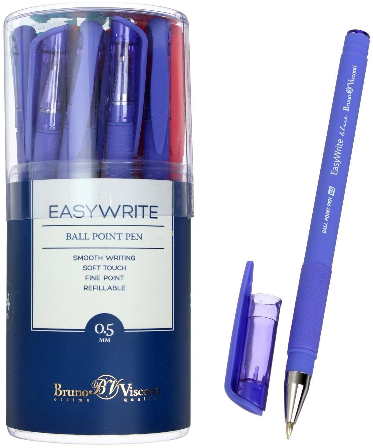 Ручка шариковая EasyWrite JOY, стержень синий, узел 0.5 мм, МИКС