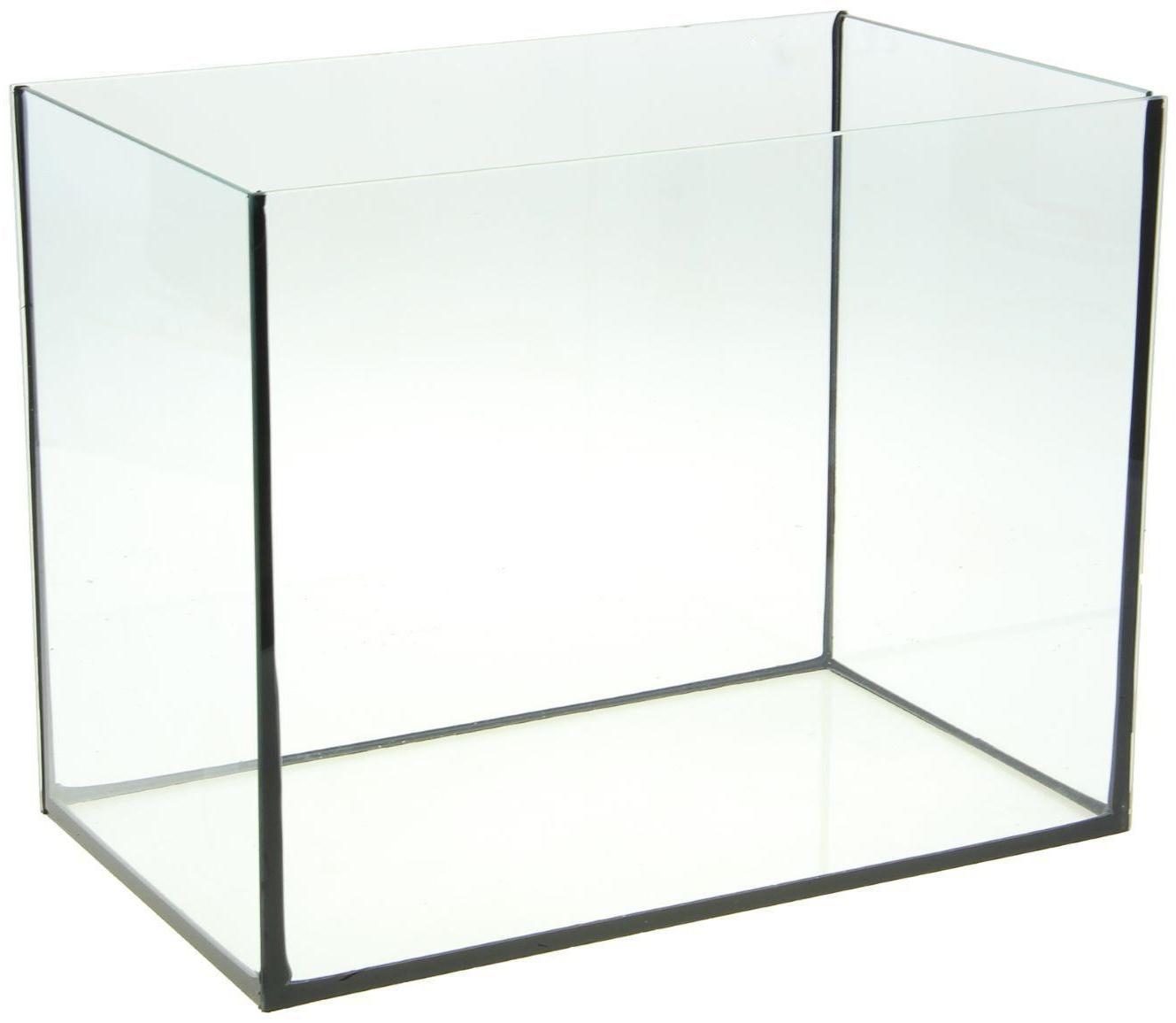 Аквариум прямоугольный без крышки, 35 литров, 42 x 25 x 33 см