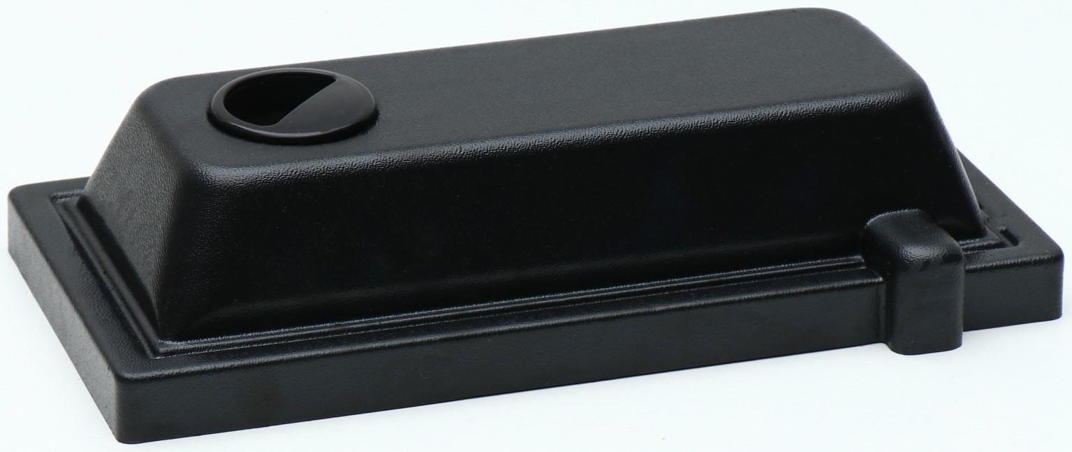 Аквариум прямоугольный с крышкой, 10 литров, 32 x 15 x 21/26 см, чёрный