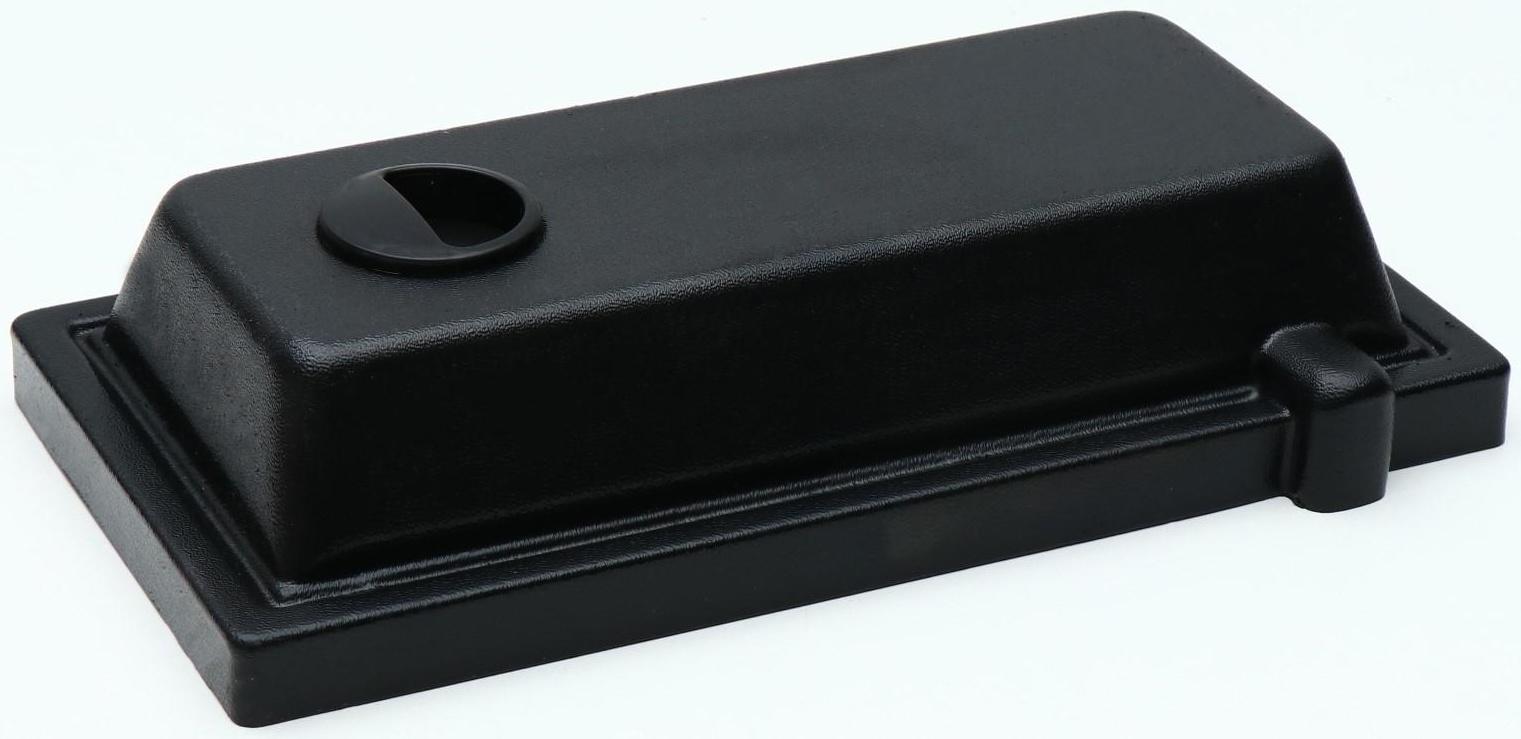 Аквариум прямоугольный с крышкой, 15 литров, 34 x 17 x 25/30 см, чёрный