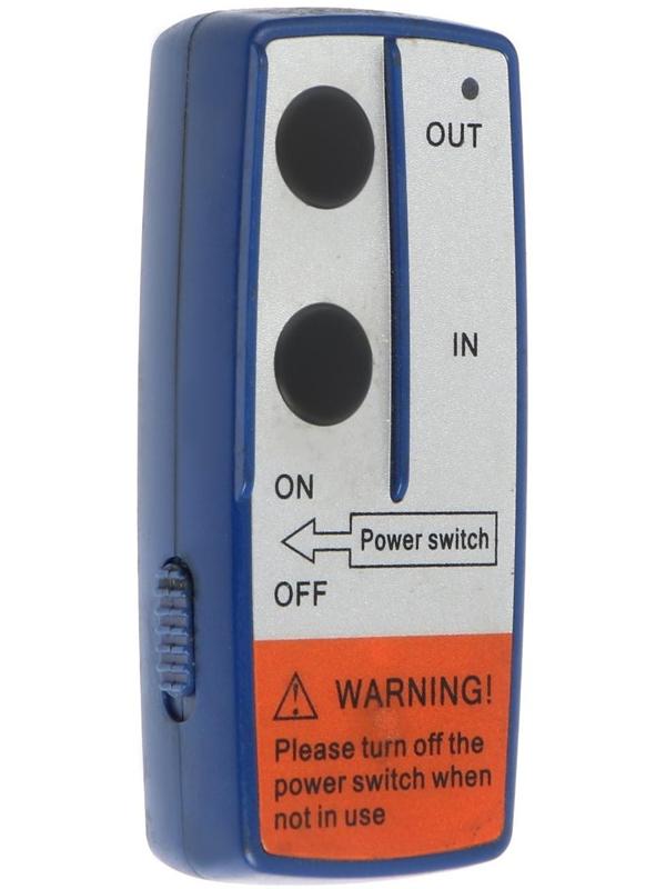 Лебедка электрическая ТУНДРА, 12/24V, 4500 lb (2 т), 2 л.с., до 6 м/мин, 6.5 мм х 10 м