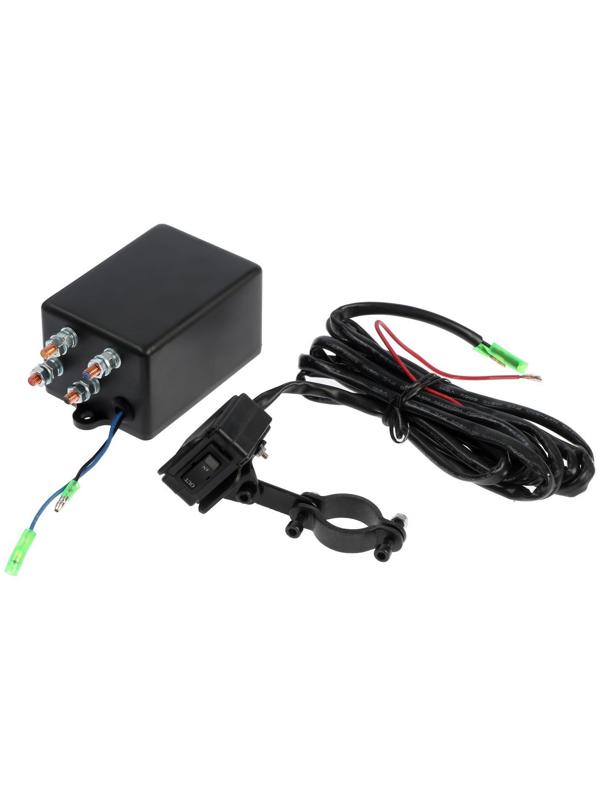 Лебедка электрическая ТУНДРА, 12/24V, 4500 lb (2 т), 2 л.с., до 6 м/мин, 6.5 мм х 10 м