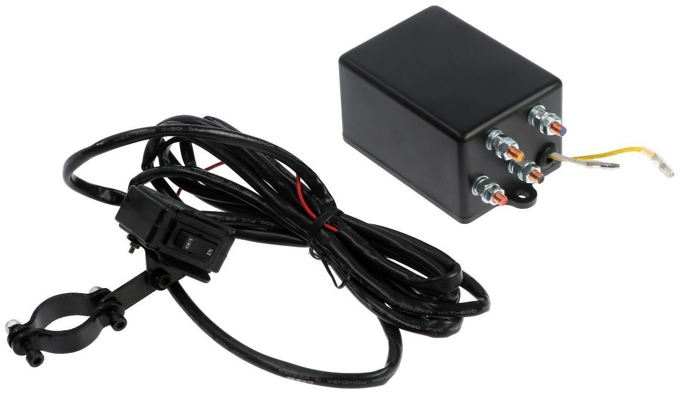 Лебедка электрическая ТУНДРА, 12/24V, 4000 lb (1.8 т), 1.7 л.с., до 6 м/мин, 5.5 мм х 10 м