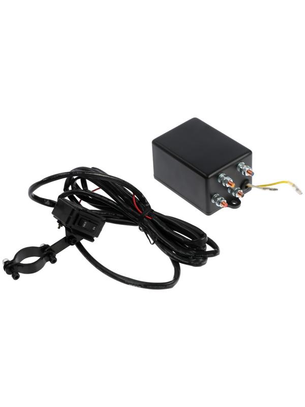 Лебедка электрическая ТУНДРА, 12/24V, 4000 lb (1.8 т), 1.7 л.с., до 6 м/мин, 5.5 мм х 10 м