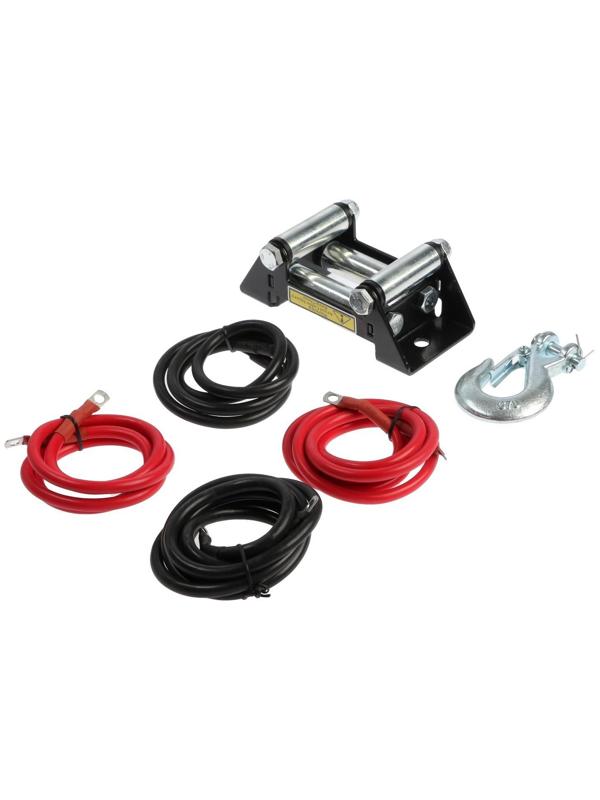 Лебедка электрическая ТУНДРА, 12/24V, 4000 lb (1.8 т), 1.7 л.с., до 6 м/мин, 5.5 мм х 10 м