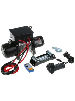 Лебедка электрическая ТУНДРА, 12/24V, 5000 lb (2.3 т), 2.7 л.с., до 8.5 м/мин, 7.2 мм х 24 м