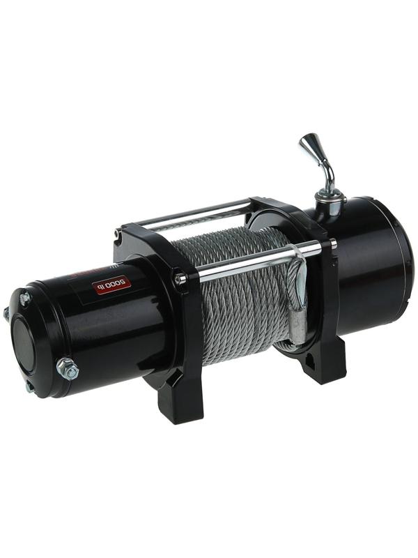 Лебедка электрическая ТУНДРА, 12/24V, 5000 lb (2.3 т), 2.7 л.с., до 8.5 м/мин, 7.2 мм х 24 м