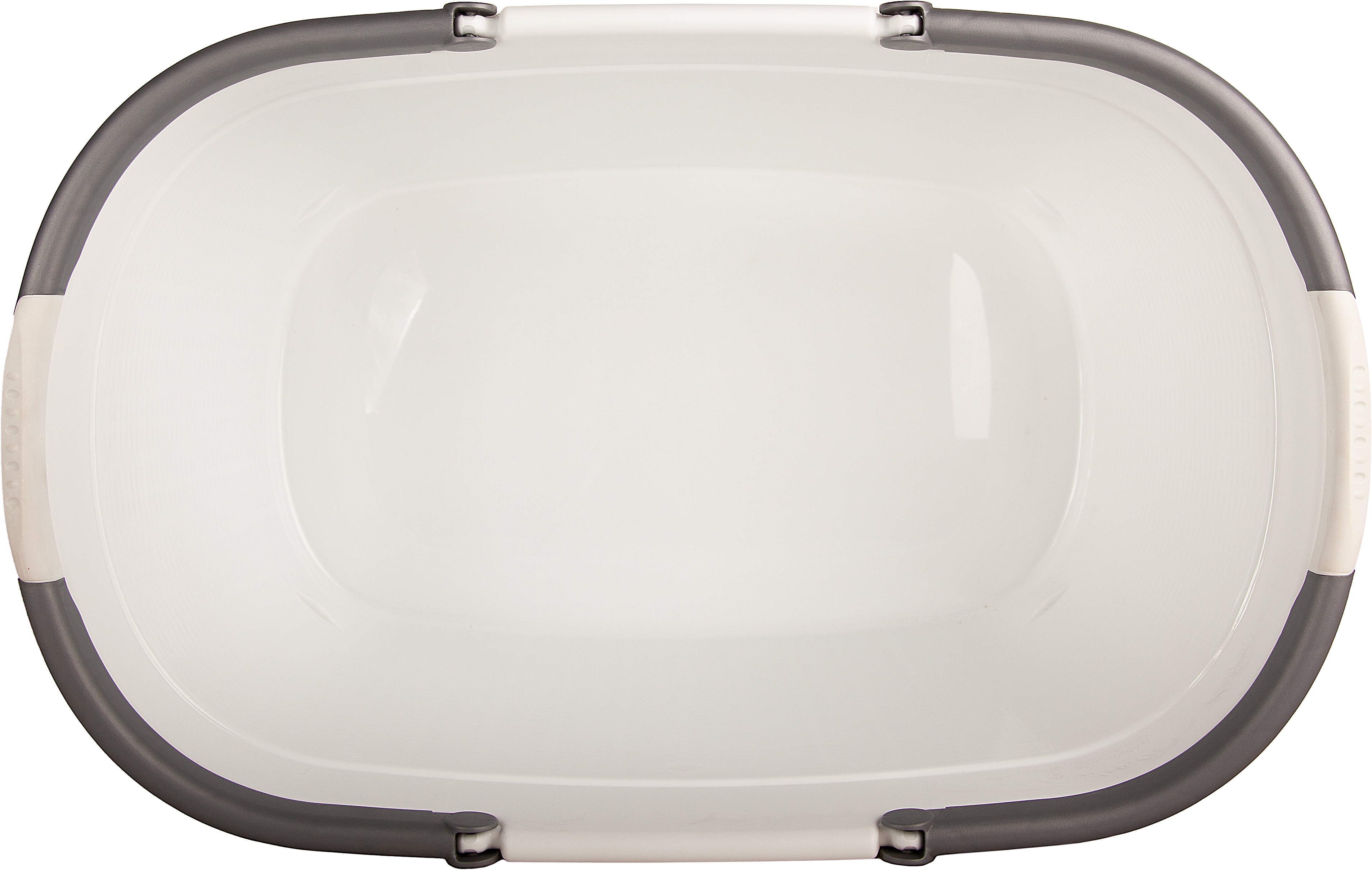 Корзина для глаженого белья «Ротанг», 32 л, 50×31×25 см, цвет белый