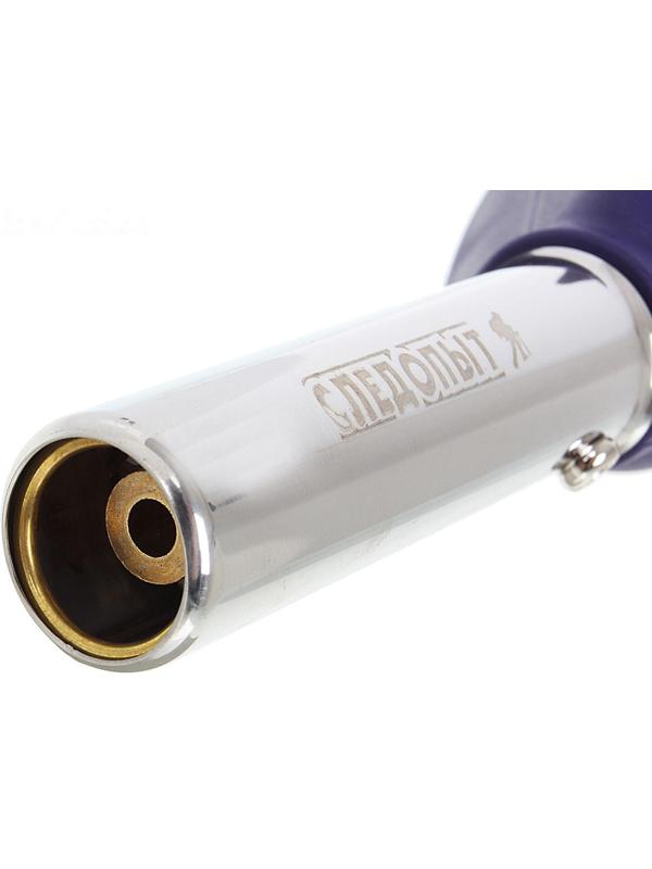 Горелка портативная «СЛЕДОПЫТ-GTP-N04», с пьезоподжигом, с газогенератором, цанговый баллон