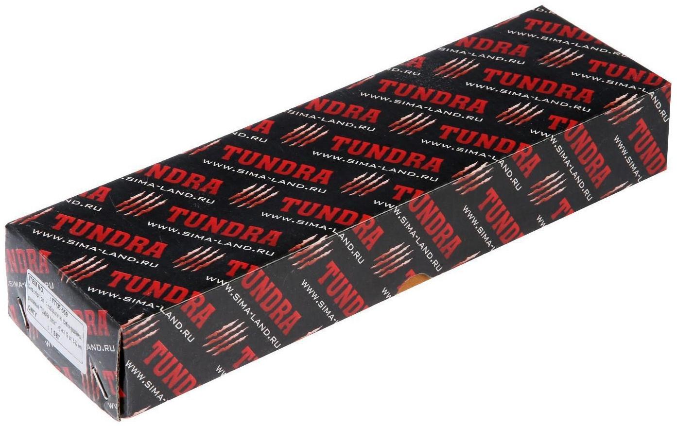 Набор ключей комбинированных усиленных в сумке ТУНДРА, 6 - 22 мм, 12 шт.