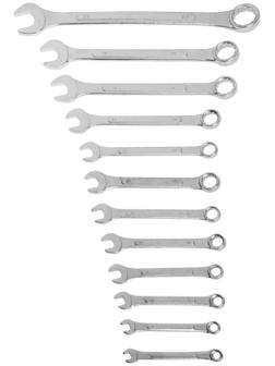 Набор ключей комбинированных усиленных в сумке ТУНДРА, 6 - 22 мм, 12 шт.