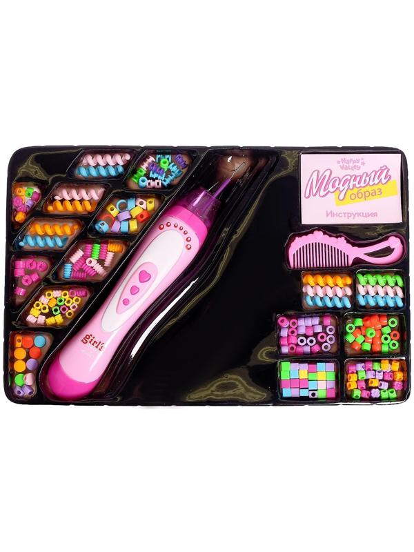 Набор парикмахера с аксессуарами для волос + аппарат для плетения