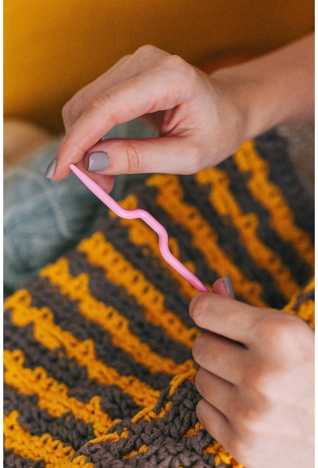 Набор вспомогательных спиц для вязания, d = 3/4/5 мм, 3 шт, цвет МИКС