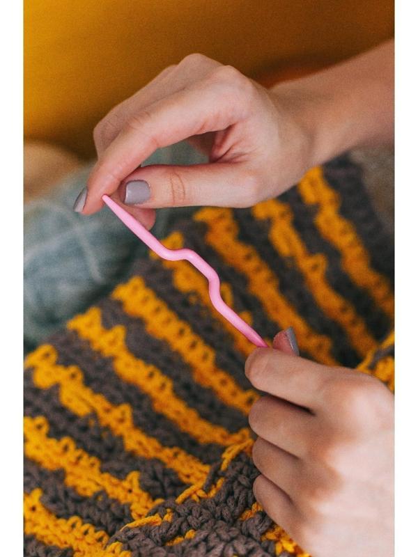 Набор вспомогательных спиц для вязания, d = 3/4/5 мм, 3 шт, цвет МИКС