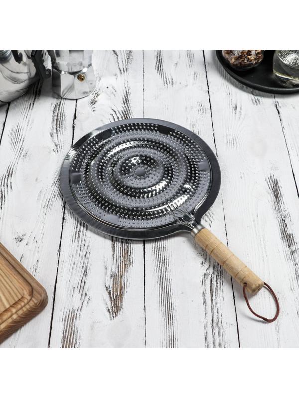 Рассекатель огня «Ретро», d=21 см, 32×21×2 см, цвет серый