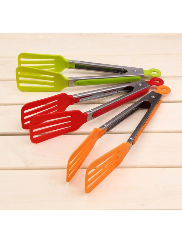 Щипцы для рыбы Доляна «Лопатка», 25 см, цвет МИКС