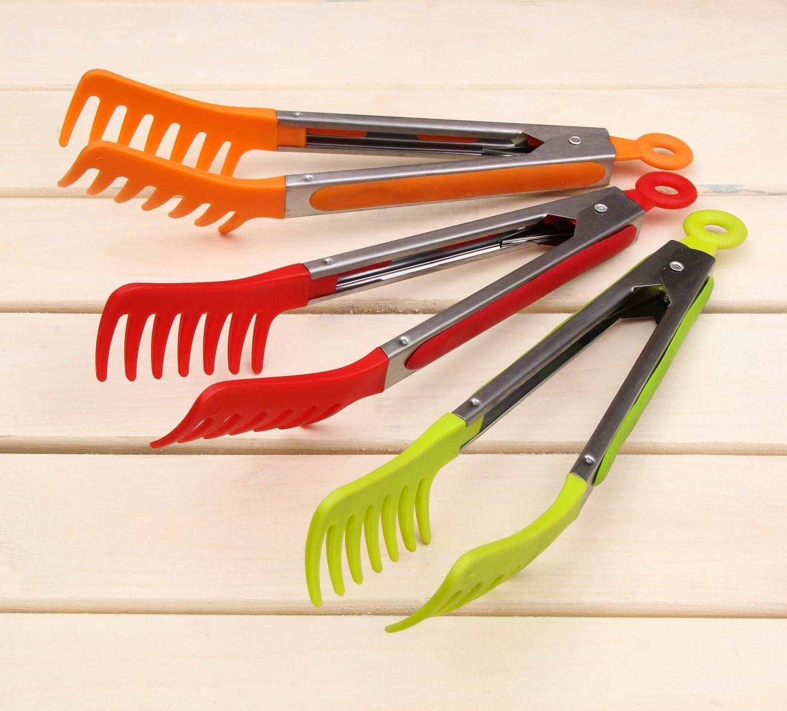 Щипцы для спагетти «Пикник», 23 см, цвет МИКС