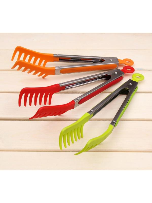 Щипцы для спагетти «Пикник», 23 см, цвет МИКС